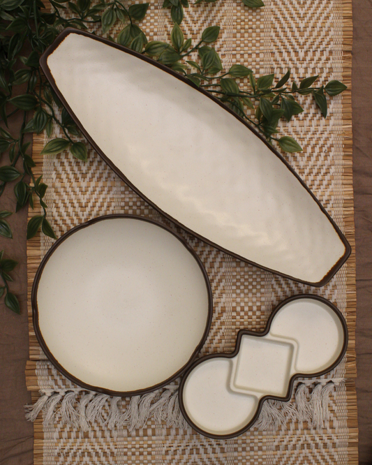 Mohenjo - Serveware Set of 3