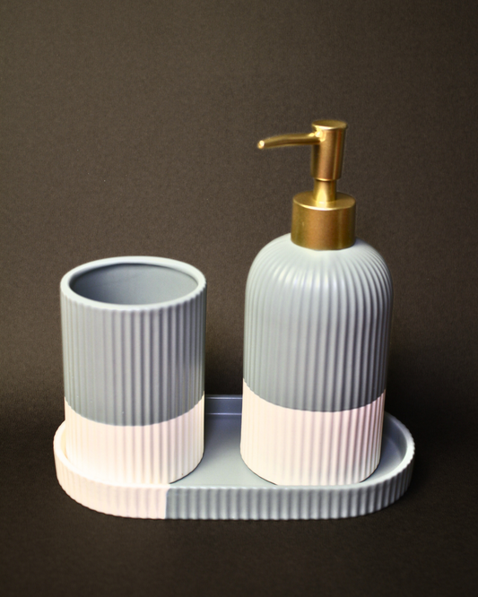 Monarch Mist Ceramic Bath Set – Set of 3