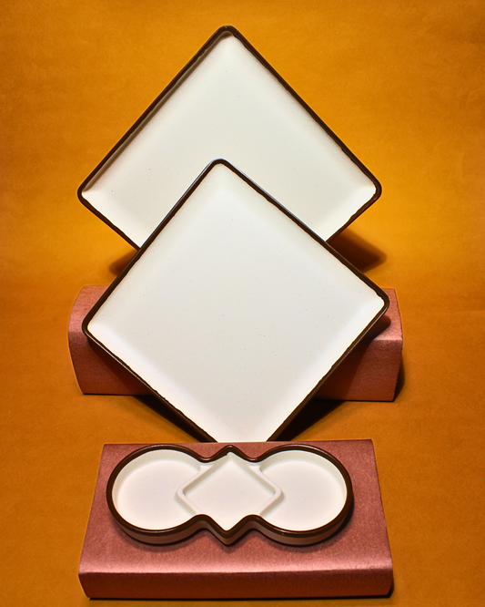 Amber - Serveware Set of 3