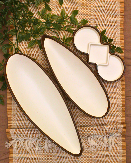 Luxor-I  - Serveware Set of 3