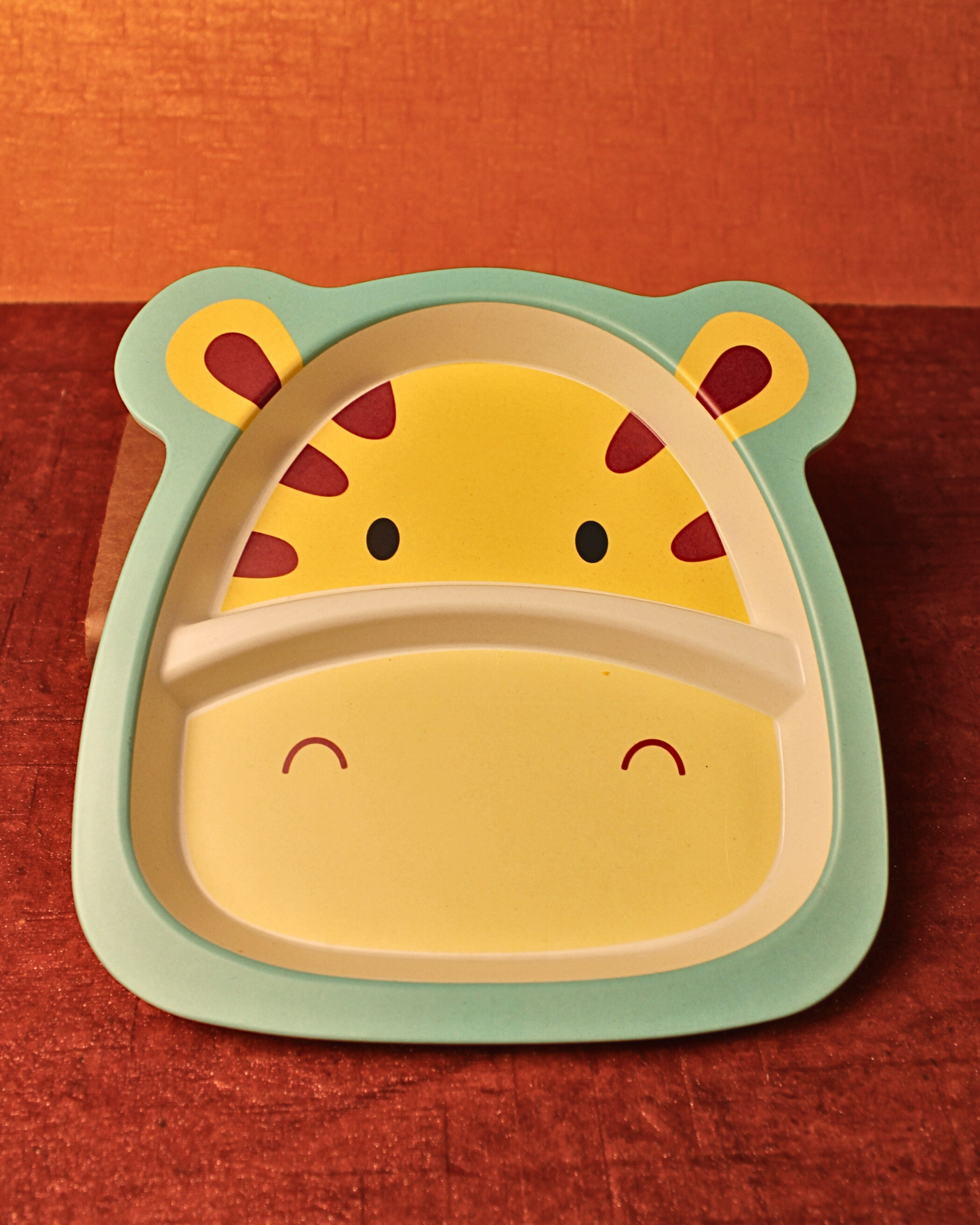 Stretch Giraffe Kids Bamboo Dinner Set of 5 | Eco-Friendly | 100% Organic | Stain Resistant | Break Resistant
