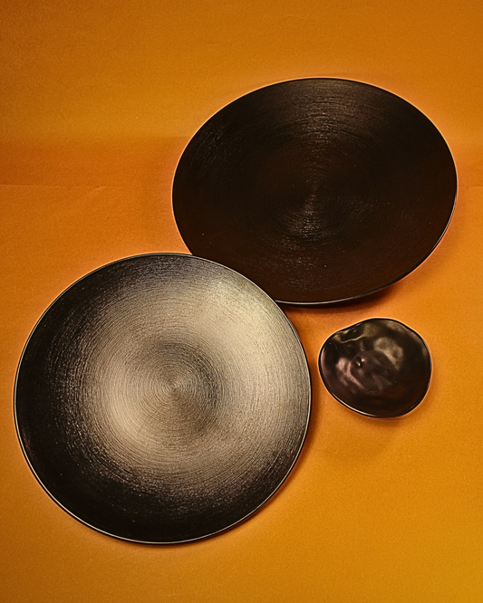 Obsidian - Serveware Set of 3